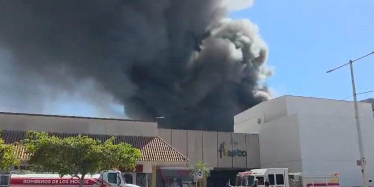 Se quema plaza en Los Mochis; hay 5 muertos