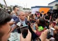 Hace Morón mitín tras llamado a declarar por caso Carlos Manzo