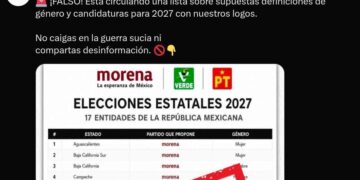 Morena desmiente supuesta lista de candidatos en estados