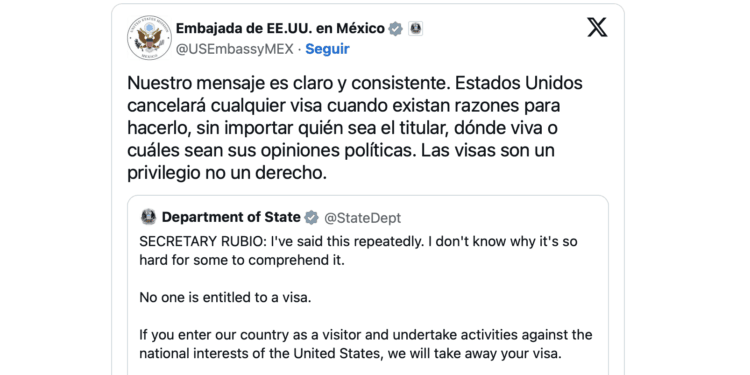 EU defiende cancelación de visas y advierte: “son un privilegio, no un derecho”