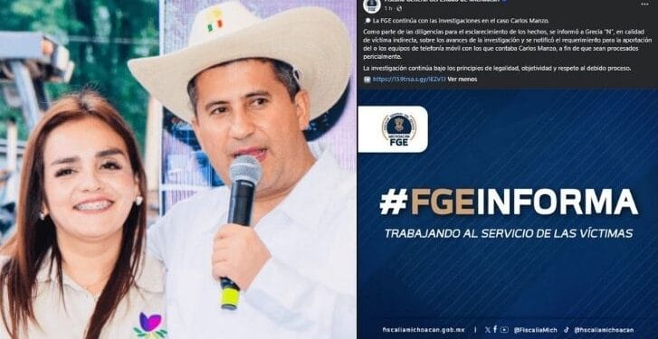 FGE notifica requerimiento para análisis de telefonía móvil en el caso Carlos Manzo