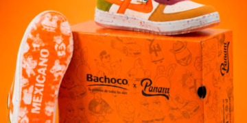 Bachoco y Panam convierten espectaculares en suelas para una edición especial de tenis