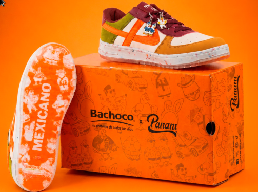Bachoco y Panam convierten espectaculares en suelas para una edición especial de tenis