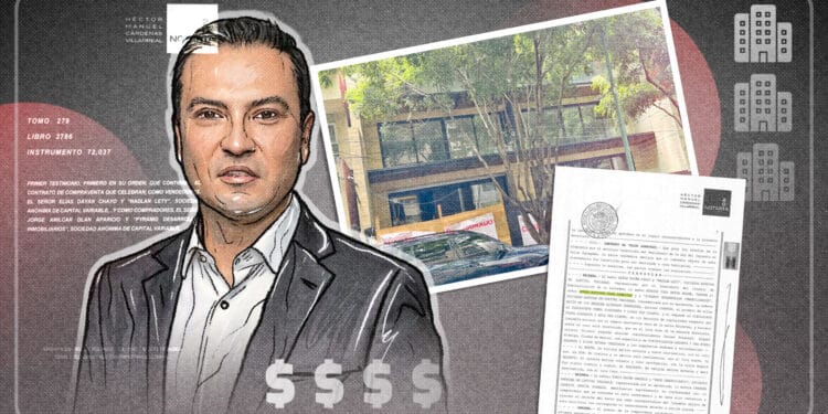 Amílcar Olán incursiona en negocio inmobiliario; clausuran edificio del que es copropietario en Polanco