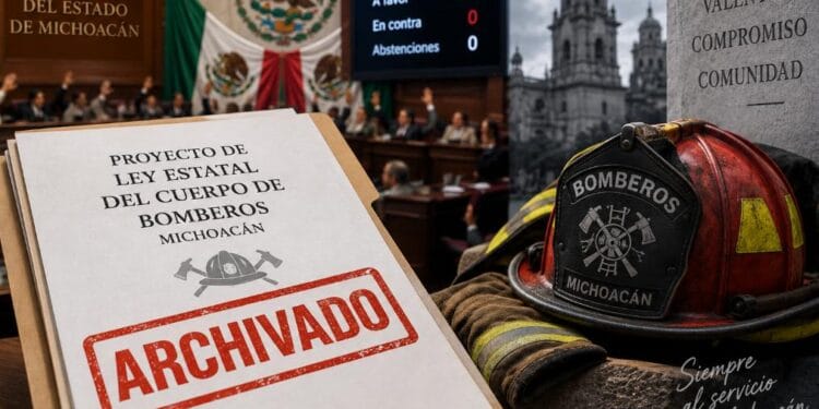 Congreso archiva definitivamente propuesta de Ley Estatal del Cuerpo de Bomberos en Michoacán