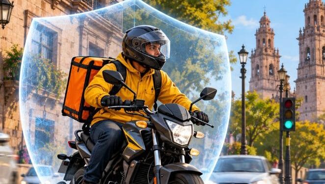 Proponen seguro contra accidentes para repartidores en motocicleta de plataformas digitales