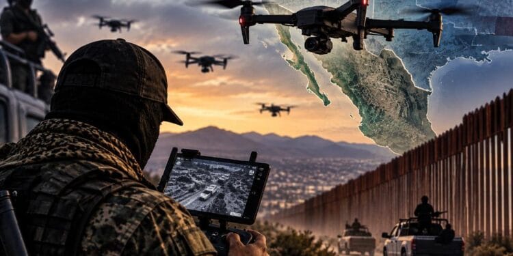 Informe de EU advierte avance de cárteles en uso de drones; México y Estados Unidos no estarían preparados