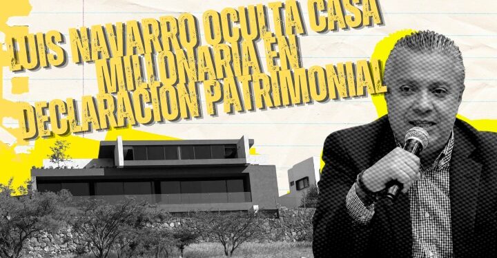 Luis Navarro hace barrio… ¡y tiene casa de 60 mdp!