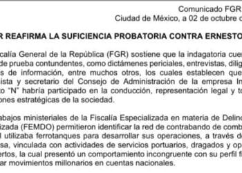 FGR defiende investigación contra exgobernador por presunto tráfico de combustibles