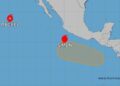 Huracán Simon se fortalece; alertan por lluvias intensas y vientos en la costa de Michoacán