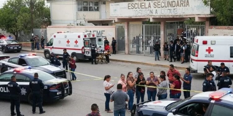 Matan a subdirectora en ataque en secundaria de Torreón; detienen a dos exalumnos